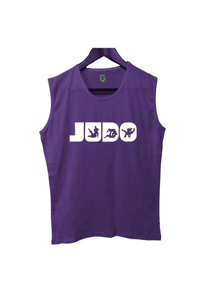 Top Glory Judo Baskılı Kolsuz Sporcu T-shirt Tank Top Sporcu Fitness Atlet