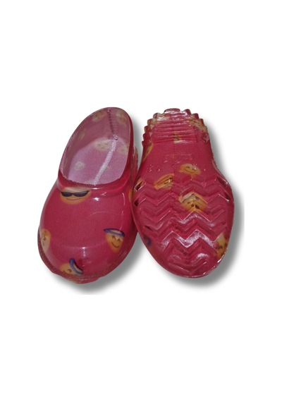 Patik Bahçe Ve Tarım Kız Çocuk Ayakkabısı 21-30 Pembe Emojili Pembe