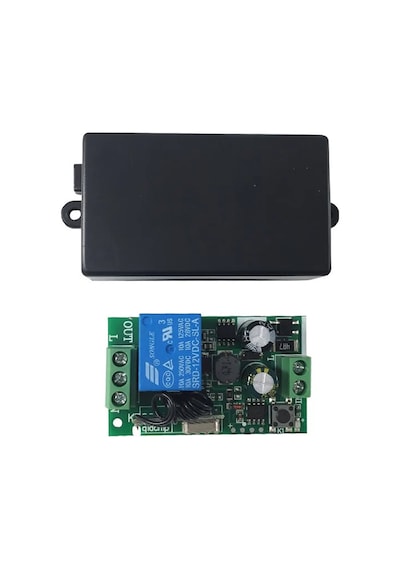 433Mhz RF 1 Kanal Röle Modül AC 220V  Kablosuz Pompa Fan Lamba