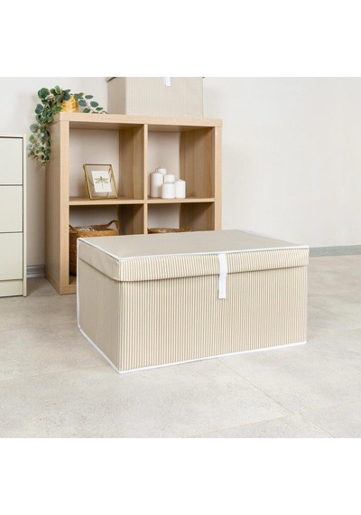 Çok Amaçlı Kapaklı Düzenleyici Mega Kutu Baza Hurç 60x40x30 - Polipropilen - 1 - 40 X 60 Cm - Kahver Diğer
