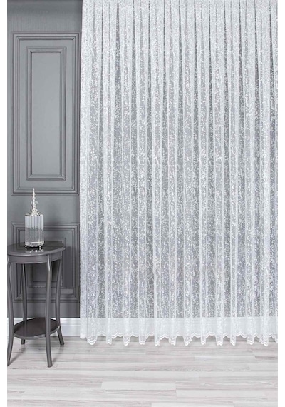 Evdepo Home Kullanıma Hazır Örme Tül Perde (540715464)