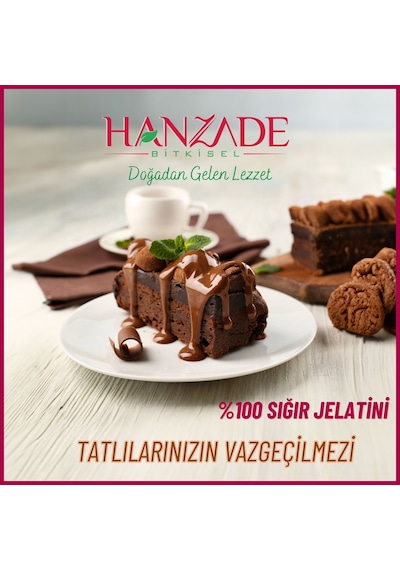Hanzade Bitkisel Toz Jelatin 100 G