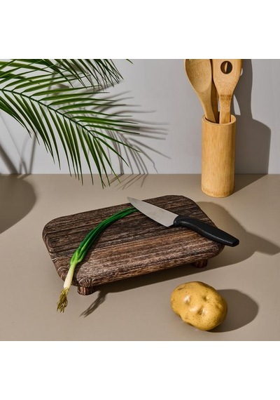 Pratik Mini Şef Bıçağı - Siyah- 25 Cm Siyah