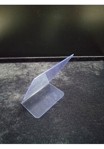 10 Adet Pvc Etiketlik A7 Ayaklı Açılı Dik Boyut 10x7,5 Cm Stand