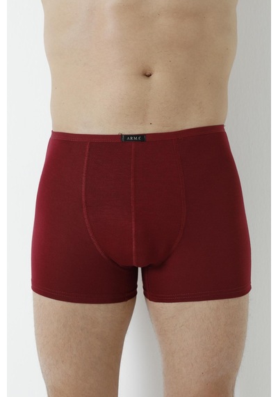 Arma Yıldız Erkek Bambu Boxer Bordo İnce Bel Lastikli 5'li Paket-bordo