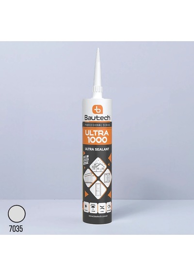 Bautech 1000 Lik Silikonlu Mastik 310 Ml Gri