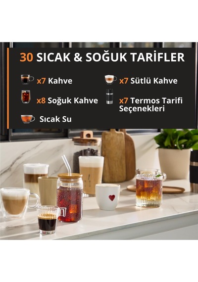 Krups Sensation Elite Hot & Cold Tam Otomatik Espresso Kahve Makinesi
