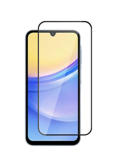 Nourthkiingdom Galaxy A15 Uyumlu Kenarları Kırılmaya Dayanıklı Cam Ekran Koruyucu