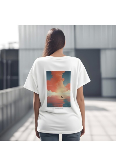 Isalone Serisi No:4 T-shirt - Beyaz