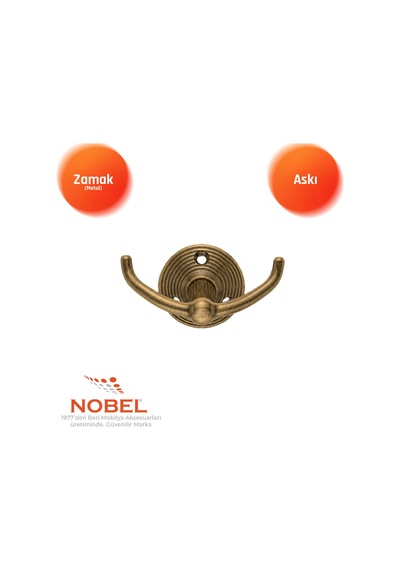 Fonksi Yonel Askı, Metal Vestiyer Askısı, 59 Gr, Dolap Ve Duvar Askılığı, Anti K Sari Vidalı