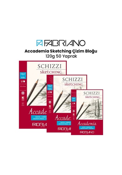 Fabriano Accademia Sketching Çizim Bloğu 120g 50 Yaprak