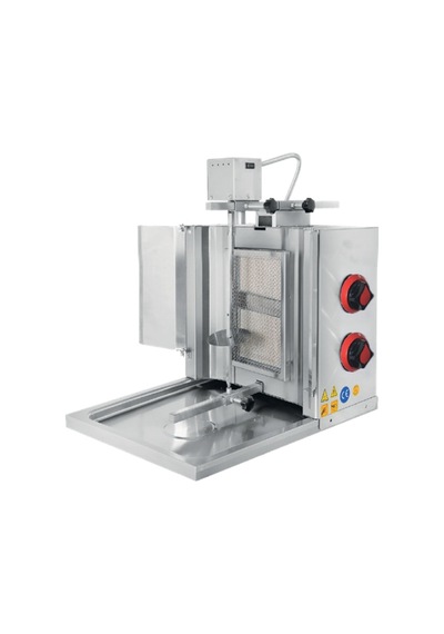 Csa İnox Karacasandoğalgazlı 2 Radyanlı Üstten Motorlu Döner Ocağı Makinesi Krcs.umsdog.2