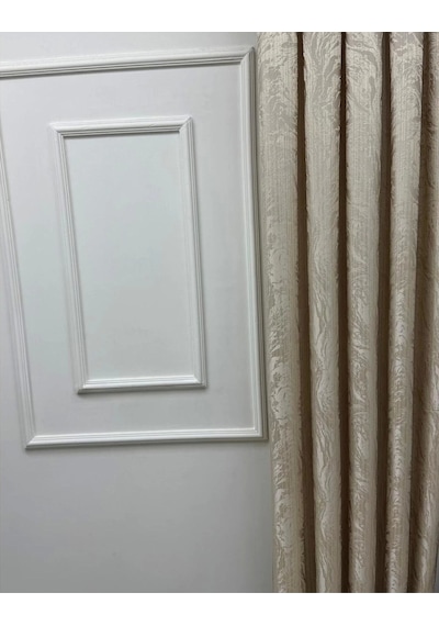 Nivemeshome Bade V 5206 1/3 Sık Pileli Fon Perde Apm Krem