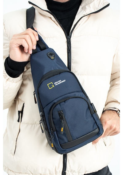 Mega Bag The Northwest M-1007 Unisex Spor Ve Günlük Kullanıma Uygun Göğüs Çapraz Çanta Sırt Çanta Lacivert