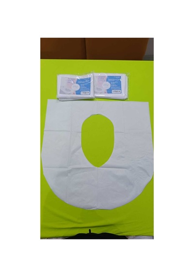 Tek Kullanımlık Klozet Kapak Örtüsü 50 Adet Beyaz