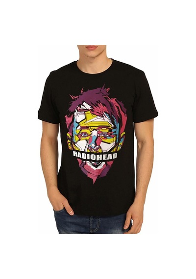 Bant Giyim - Radiohead Siyah Erkek T-Shirt Tişört