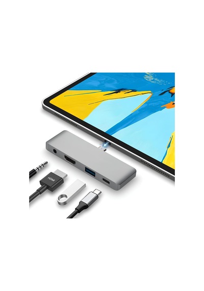 Lexroo Type C Hub, 85w Pd Type-c Port 4k 30hz Veya 1080p 60hz Hdmı