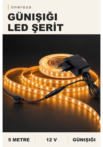 Onerous 5 M 12v Günışığı Led Şerit Onr-947933021
