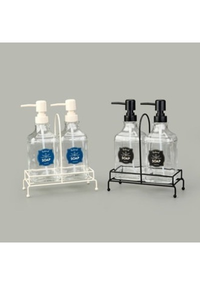 2'li Mutfak Sıvı Sabunluk Seti - Asorti - 500 Ml Çok renkli