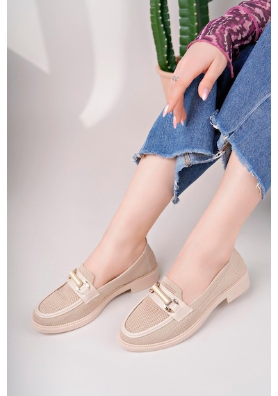 Aymood Kadın Nude Zincir Tokalı Kalın Taban Pu Deri Günlük Klasik Topuklu Loafer Makosen Ayakkabı F Krem Te Bej Aymood Kadın Nude Zincir Tokalı Kalın Taban Pu Deri Günlük Klasik Topuklu Loafer Makosen Ayakkabı F Krem Te Bej