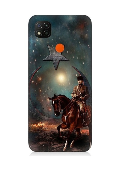 Xiaomi Redmi 9c Uyumlu Mustafa Kemal Atatürk Ve Mücadele Yılları Desenli Silikon Kılıf