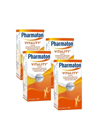 Pharmaton Vitality 60 Kapsül 4 Adet