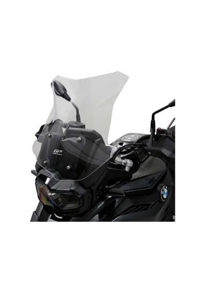 GP Kompozit BMW F 750 GS 2018-2024 Uyumlu Ön Cam Şeffaf 44 cm