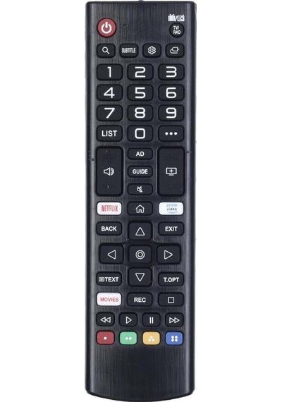 LG Uyumlu Prime Video Netflix Movies Tuşlu Led Tv Televizyon Uzaktan Kumanda Tr-505