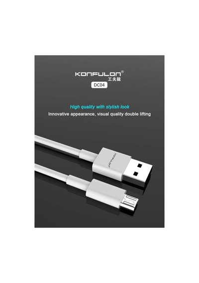 Konfulon Dc04 Süper Hızlı Micro Usb Kablo 1m 2a Standart