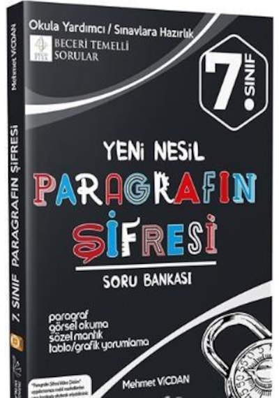 7. Sınıf Paragrafın Şifresi Soru Bankası Paragrafın Şifresi Yayı