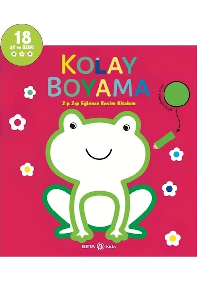 Kolay Boyama Zıp Zıp Eğlence Resim Kitabım