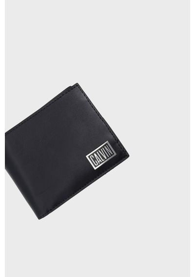 Calvin Klein Logolu Deri Cüzdan Lv04d1268gub1 Erkek Cüzdan Lv04d1268g Ub1 Siyah SİYAH