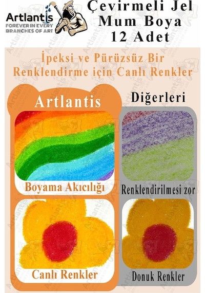 Çevirmeli Jel Mum Boya 12 Renk 1 Adet Plastik Kutulu 12 Li Mum Boya Kalemi Silinebilir Zararsız Yıkanabilir Çok Renkli Çevirmeli Jel Mum Boya 12 Renk 1 Adet Plastik Kutulu 12 Li Mum Boya Kalemi Silinebilir Zararsız Yıkanabilir Çok Renkli