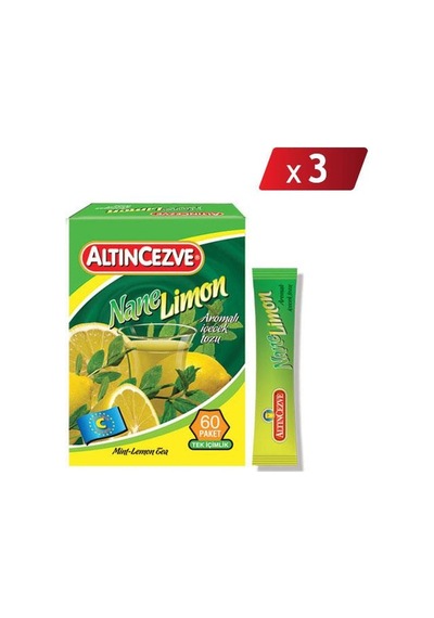 Altıncezve Nane Limon Aromalı Tek İçimlik İçecek Tozu 3'lü 40 x 1.5 G