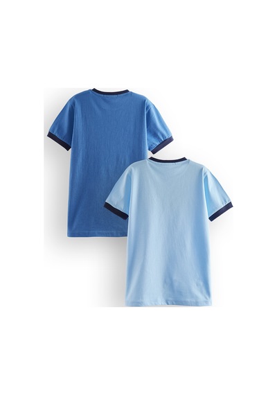 Denokids Rawr Erkek Çocuk 2'li T-shirt Takım Renkli Çok Renkli