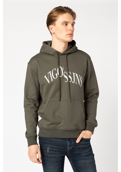 Vigoss Erkek Baskılı Sweatshırt 62047-30034 - Haki