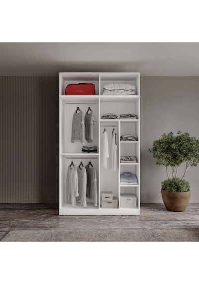 Milas 4 Kapaklı Komple Mdf Yüklüklü Gardırop