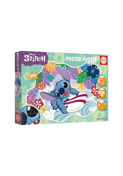 Educa 250 Parça Stitch Maxi Xl Poster Yapboz - 8-11 Yaş - Kız Çocuk 1 Adet