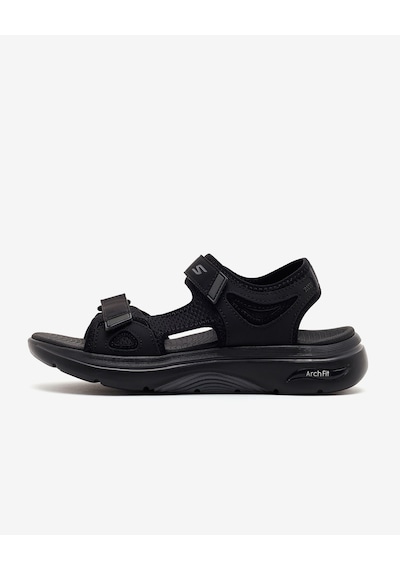 Skechers Go Walk Arch Fıt 2.0 Sandal Erkek Siyah Sandalet 229309 Bbk Siyah