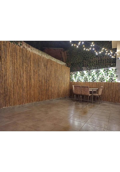 180cm Yükseklik X 300cm Genişlik Doğal Bambu Kamış Hasır Çit Dekoratif Bahçe Balkon Ve Duvar Çiti Reed Fence