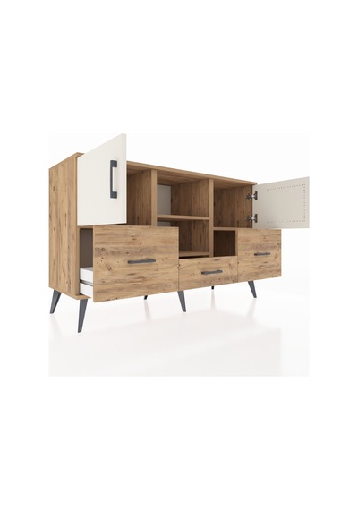 Hyperion Konsol 4 Raflı 3 Çekmeceli 3 Kapaklı 132x44x83 Çam-aytaşı/çam Aytaşı/çam Hyperion Konsol 4 Raflı 3 Çekmeceli 3 Kapaklı 132x44x83 Çam-aytaşı/çam Aytaşı/çam