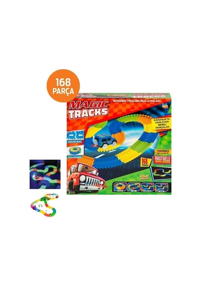 Magic Tracks Hareketli Raylar 168 Parça-23082268
