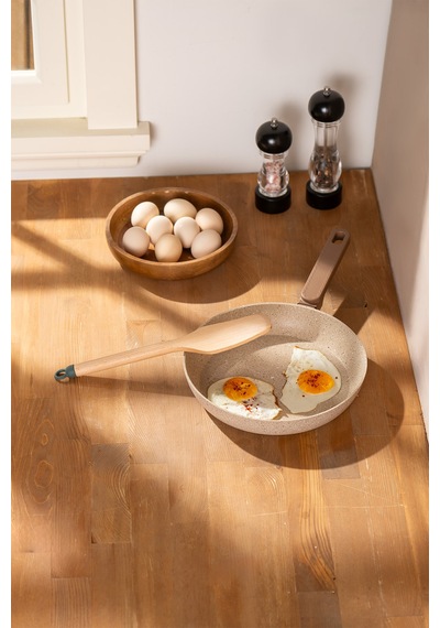 Emsan Rustik Bambu Spatula 28 Cm Kahverengi