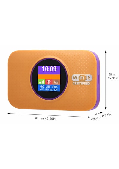 5g Mobil Wifi Modem Taşınabilir Router Wifi 6 Destekli 300mbps 3000mah Bataryalı Sım Kartlı Hotspot