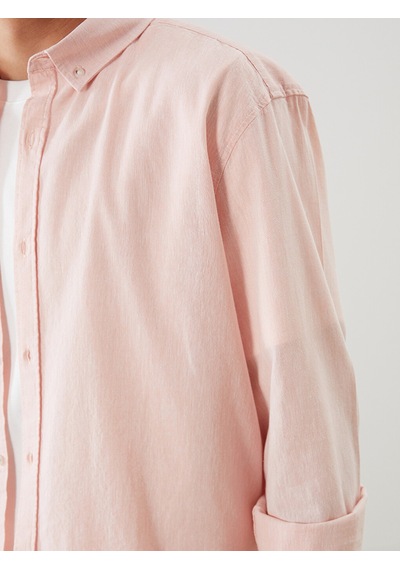 Lcw Vision Pembe Slim Fit Uzun Kollu Erkek Gömlek