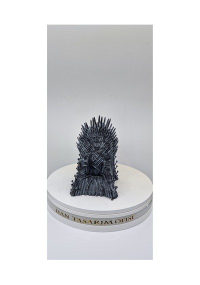 İron Throne Game Of Thrones Demir Taht 10cm