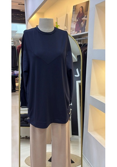 Qmash Penye Tunik Lacivert 6193