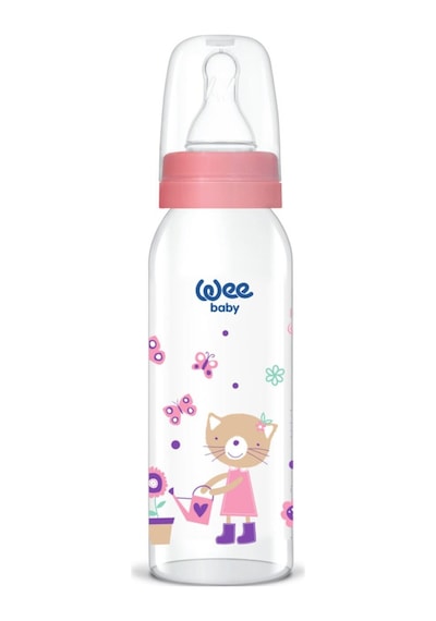Wee Baby Klasik Cam Biberon 250ml Pembe 0 6 Ay K:876 Wee