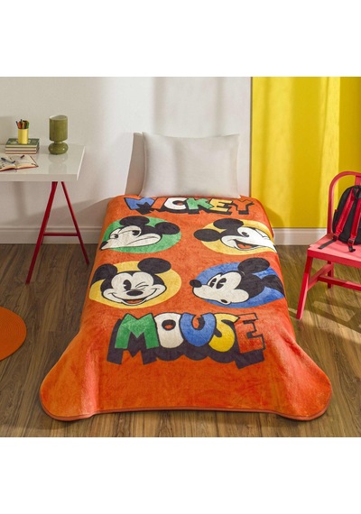 Lisanslı Disney Mickey Mouse Nice Tek Kişilik Battaniye 000000001000051502 Çok Renkli