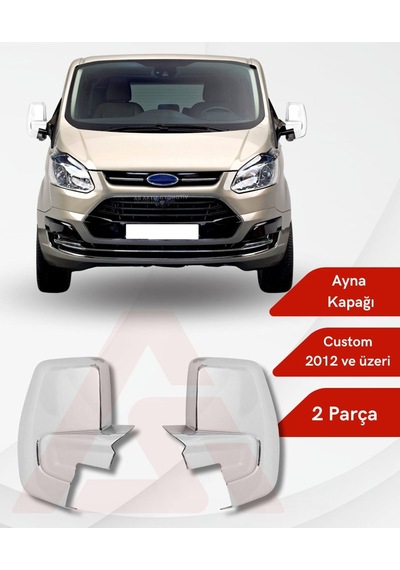 Ford Custom 2012 Sonrası Ayna Kapağı Abs Krom 2 Prç.